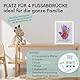 HuBorns - Fußabdruck Baby Set und für die Ganze Familie mit Platz für 4 Familienmitglieder, Rahmen zum Malen Handabdruck Baby, Handabdruck Set Familie, Ideal als Baby Geschenk
