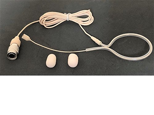 Single Earhook Headset Microphone W/ 4 Pin Mini Xlr For Audio Technica Wireless #TOP6