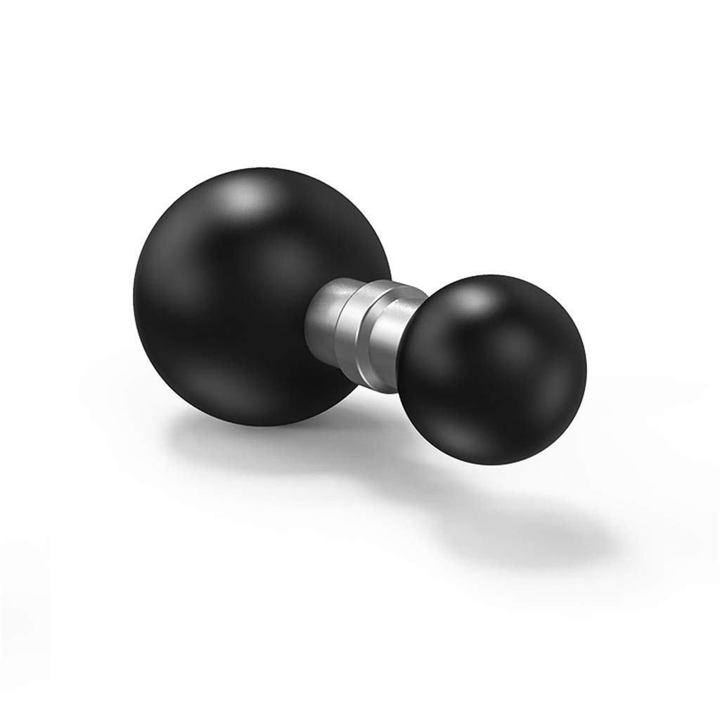 Kaqiqi 25mm to 15mm/17mm/25mm Composite Ball Adapter Dual Ball for Garmin & Smartphones, Black