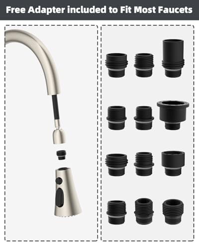 Hibbent CAPD75032SPRAY3 Pull Down Kitchen Faucet Head Replacement thumb #1