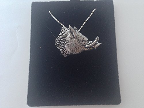 Pendentif cochon argent 925 fait main en boîte cadeau pour elle