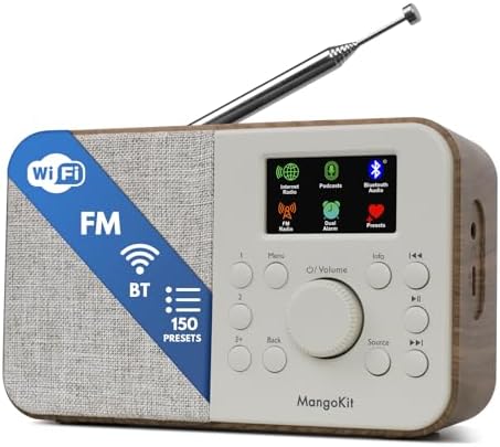 MangoKit SR-L WiFi Internet Radio-Walnut