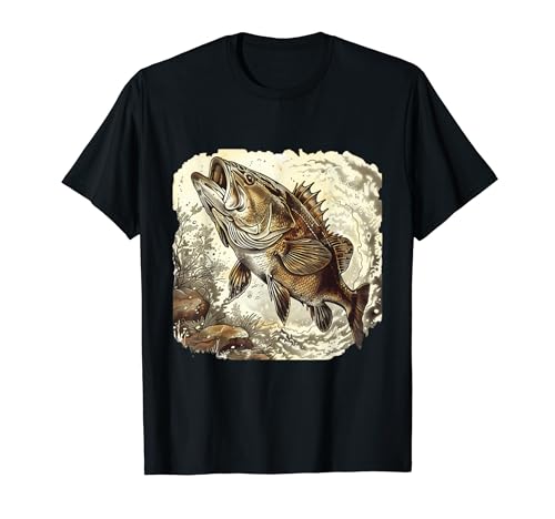 Bass Whisperer Bass Fisherman pesca para lubina Camiseta