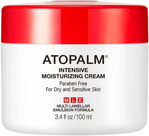 ATOPALM Intensive Moisturizing Cream for Dry & Sensitive Skin, Face Moisturizer, Replenishes Hydration, Paraben-Free, K-Beauty, skin barrier ceramide cream, 3.4 Fl Oz, 100ml (3.4 Fl Oz)