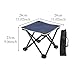 Menolana Camping Stool Recliner Foot Rest Sturdy Practical Compact Outdoor Folding Stool with Carry Bag for Park Traveling Backpacking, Blue