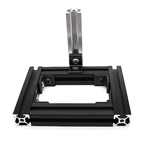 Image of 20Pcs 2020 Aluminum Extrusion T Slot Corner Bracket 20 Series Extruded Hardware L Connector with M5 Nuts Bolts for 20 /20 20mm T V Slot Black Aluminum Profile Rail Accessories