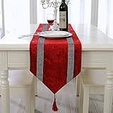 Photo Gallery runner da tavolo tavolo corridore elegante atmosfera semplice tavola moderna runner diamante nobile lussuoso argento grigio scintillio frantumato frantumato tavola bling runner, 5 colori(red,32*210cm) Photo Gallery runner da tavolo tavolo corridore elegante atmosfera semplice tavola moderna runner diamante nobile lussuoso argento grigio scintillio frantumato frantumato tavola bling runner, 5 colori(red,32*210cm)