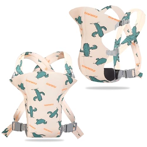 Image of Bembika Baby Carrier Newborn to Toddler with Multiple Positions Infant Carrier Soft Baby Holder Kangaroo Bag Sling Carrier All Seasons - Cactus