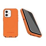 OtterBox iPhone 17 (Only) Bundle: Defender Series Case & Screen Protector - Blaze Orange - Case Only - Snaps on MagSafe - Tough - Rugged & Durable - Non-Retail Packaging