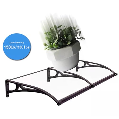Toit d'abri solide en aluminium pour une marquise de porte durable