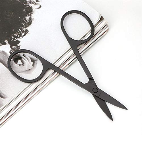 Tijeras de cocina, nueva tijera profesional para uñas, manicura para uñas, cejas, nariz, pestañas, tijeras para cutículas, herramientas de maquillaje de pedicura curvadas