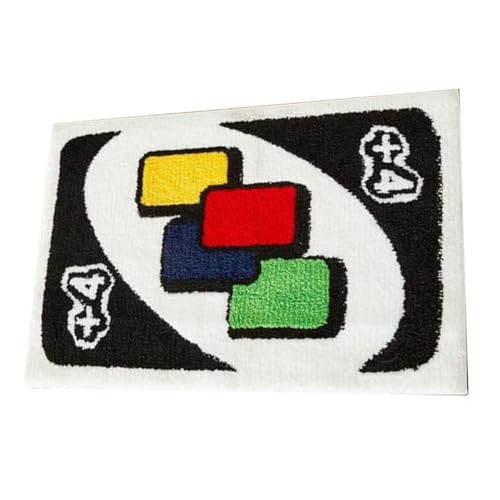 Jrudjsnhhty Felpudo de Tarjeta Inversa, Alfombras con Mechones, Alfombra para Suelo de la Sala de Estar, Mesita de Noche, Alfombra Suave, Alfombra Antideslizante Gruesa, DecoracióN del Hogar