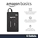 Amazon Basics Standby UPS 400VA 255W Surge Protector Battery Power Backup, 6 Outlets - Black