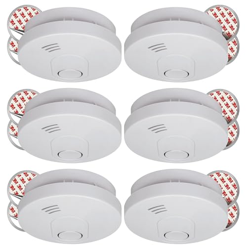 ELRO FS1510 | 6-teiliges Rauchmelder-Set | Magnetisches Befestigungsset | 10 Jahre Batterie |...