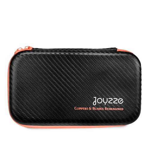 JOYZZE Blades Storage Case - Organize and Protect Your 12 Blades with this Convenient Storage Solution, Grooming Clipper Blade Case Holder Organizer (Blade Storage Case Orange - Holds 12 Blades)