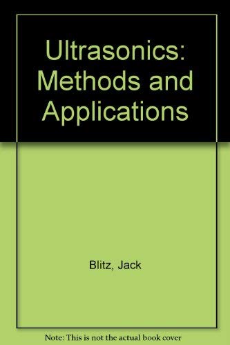Buy Ultrasonics: Methods and Applications — BookShops.in