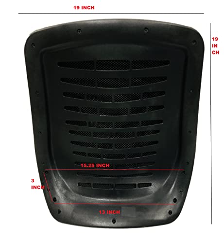 Image of SOMRAJ Office Stylish Visitor revolving Visitor Chair Spare Parts Accessories Chair Net Back with nut Bolts and Key Easily fit to Every Chair (805 Back, Chair Back)
