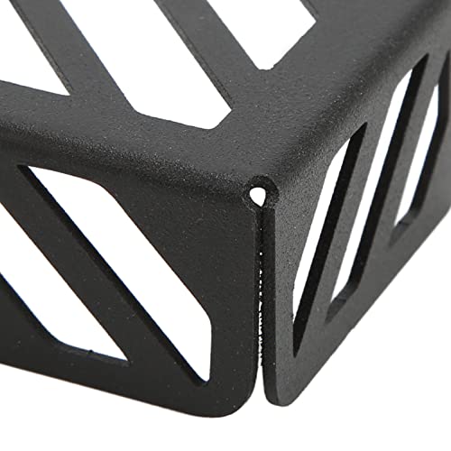 Schutz Des Hinteren Bremsflüssigkeitsbehälters Carbon Stahl Hinterer Bremsbehälter Schutz Schutz Motorrad Zubehör Ersatz für CB125R CB2150R CB250R CB300R CB500X(Schwarz)