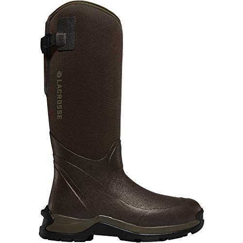 LaCrosse Alpha Thermal 16' Men's Boots with Premium Rubber & 7mm Neoprene Core, Fleece-Lined, Active Fit, EVA Midsole, Brown - 15 M