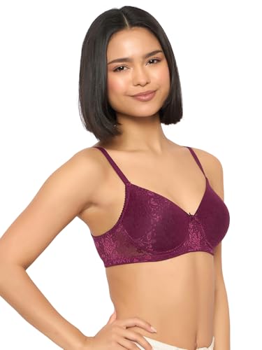 Image of Clovia Women's Lace Lightly Padded Non-Wired Bridal Bra