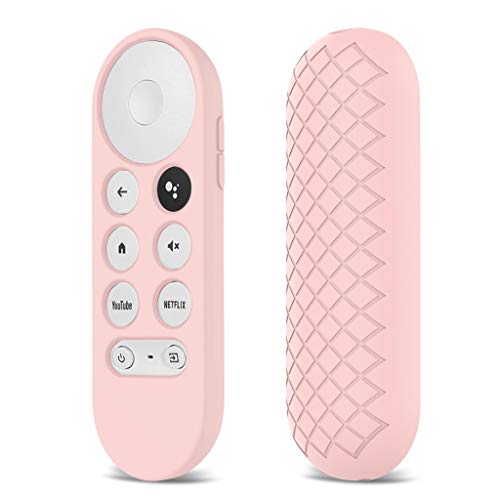 LEXIANG Funda de Silicona Suave Antideslizante para Chromecast Control Remoto Funda Protectora Carcasa para Google Chromecast TV 2020 Control Remoto por Voz Cover