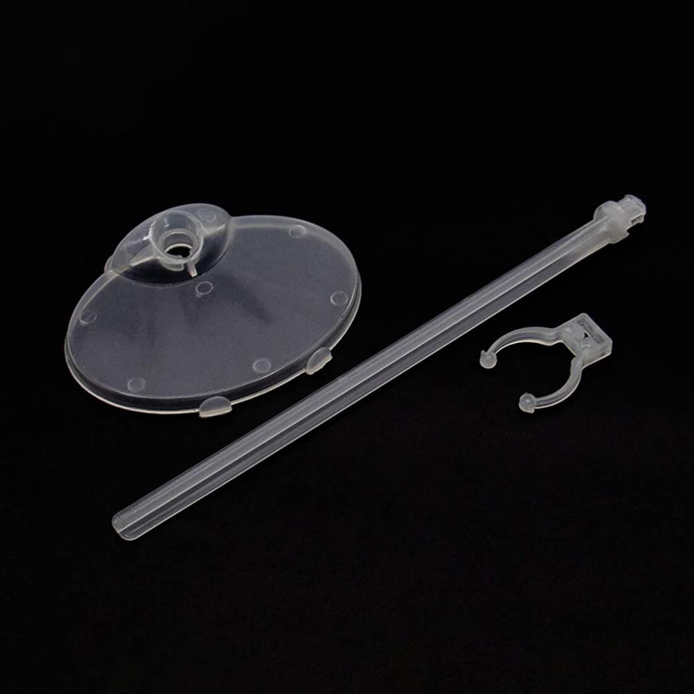 Pack De 4 Soportes Ajustables Para Figuras De Acción – Base Estable, Tamaño 9.5x7x7 Cm, De PVC Transparente
