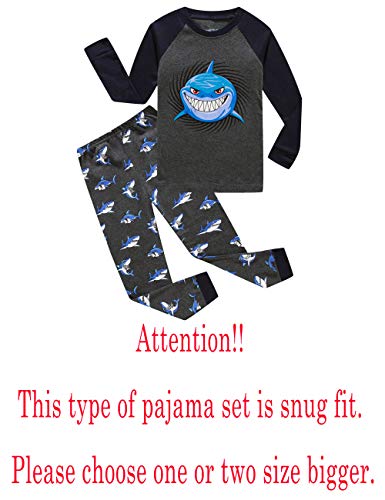 Image of Family Feeling Little Big Boy Pajamas Sets 100% Cotton Pjs Kids Jammies