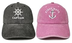 Captain First Mate (Washed Black & Washed Pink)