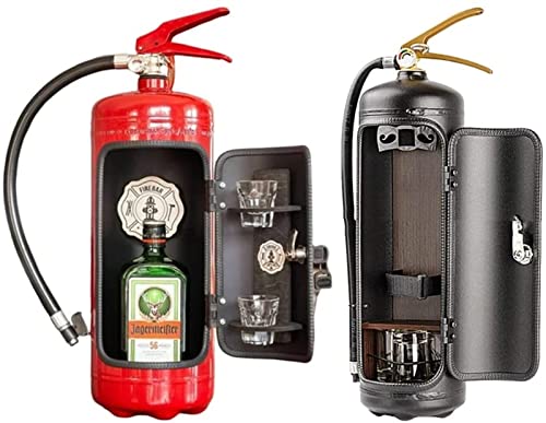 TOGEPP Feuerlöscher Minibar, Neue Feuerlöscher Mini Bar Recycling Männer Höhlen Ungewöhnliches Geschenk, kreative Weinspeichersystem Persönlichkeitsgeschenk for Männer Weihnachtsandenken (Farbe: a) - Image 5