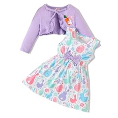 Purple Cardigan+white Dress