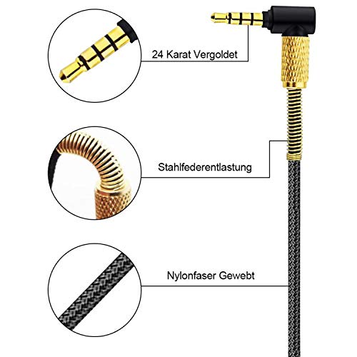ALDOKE Sennheiser Vervanging UNP CC consolekabel voor Sennheiser Game ONE, Game Zero, PC 373D, GSP 350, GSP 500, GSP 600… - Afbeelding 5