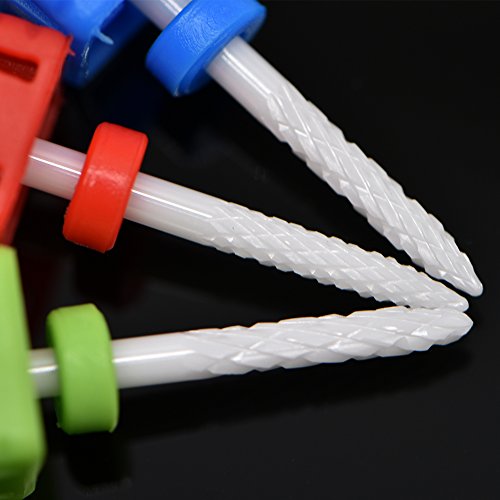 Set de Puntas de Cerámica para Taladro de Uñas 3/32" miniatura 4