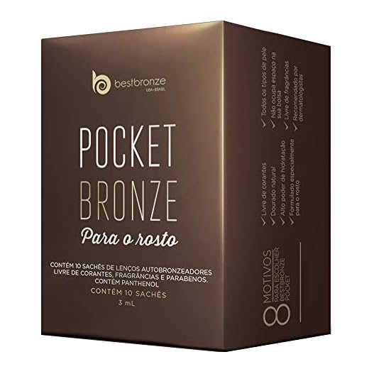 Best Bronze Lenço Autobronzeador Pocket Bronze - 10 Sachês