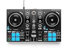 BEGINNER-FRIENDLY & INTUITIVE SETUP: Start mixing in minutes with this lightweight 2-deck DJ controller. Featuring a hassle-free USB plug-and-play installation, it is the perfect entry point for aspiring DJs. Navigate your library easily with dedicat...