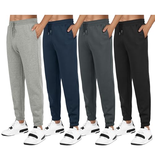 Pantalones De Chándal Térmicos Para Hombre - Con Forro Polar, Corte Recto Y Cordón, Ideales Para Invierno Y Estar En Casa