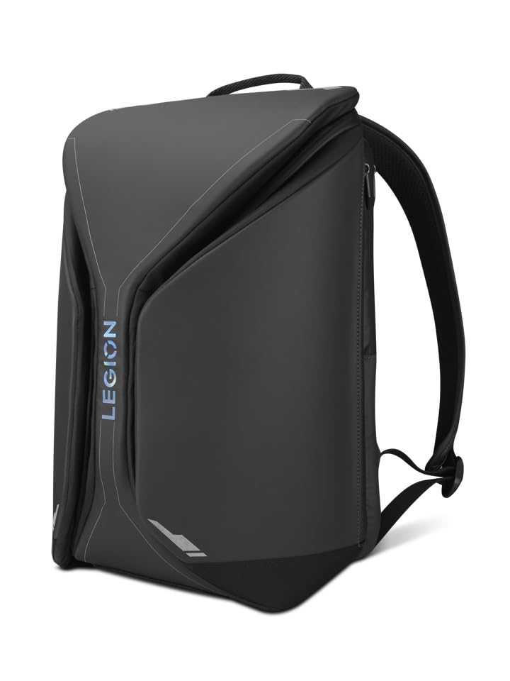 Lenovo Mochila Blindada para Jogos Legion 40.6 cm GB900, capacidade de 20L, resistente à água, alças de ombro ergonômicas e agradáveis, vários bolsos, preta