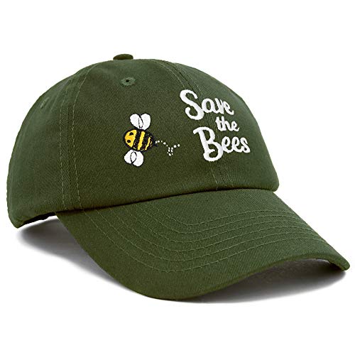 Image of DALIX Save The Bees Baseball Cap Dad Hat Embroidered Women Girls