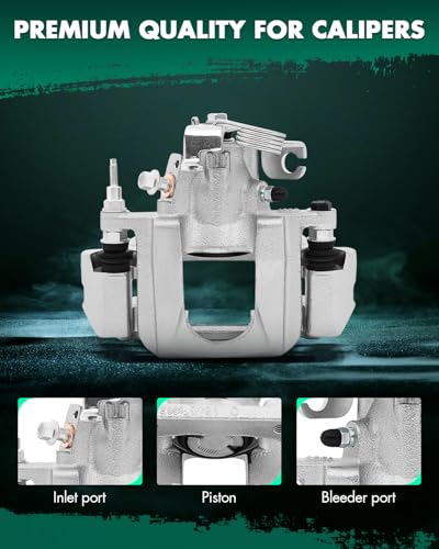 Image of SCITOO Rear Right Brake Caliper With Bracket 18B5298 Compatible For Ford For Edge 2011-2014 For Lincoln MKX 2011-2015