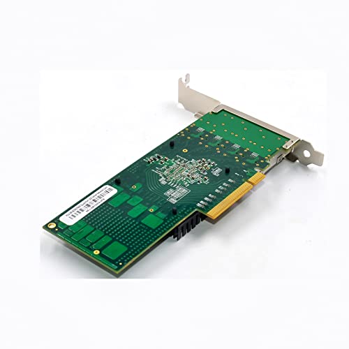 10Gb Pci-E 3.0 X8 Nic Network Card,Quad- Sfp+ Port, With Broadcom Bcm57840 Controller, Pci Express Ethernet Lan Adapter Support Windows Server/Linux/Vmware #TOP4