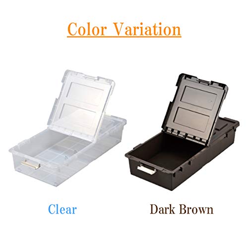 Amazon｜jej ベッド下収納ボックス2個組 キャスター付き連結可能 2個