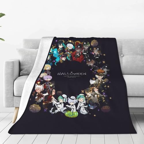 ェ ソフトフランネル毛布、ふわふわ、キュートブランケッ、 ディズニーのツイステッドワンダーランド 毛玉防止 暖かさ ふわふわ 洗える 柔らかい肌触り 大人用 プレゼント 携帯用 車用 オフィス用 毛布 80"X60"