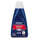 BISSELL Spot & Stain Pro Oxy, Soluzione detergente per dispositivi di pulizia della tappezzeria, smacchiatore per dispositivi SpotClean & Pet Stain Eraser, con StainProtect®, 1L, 20383