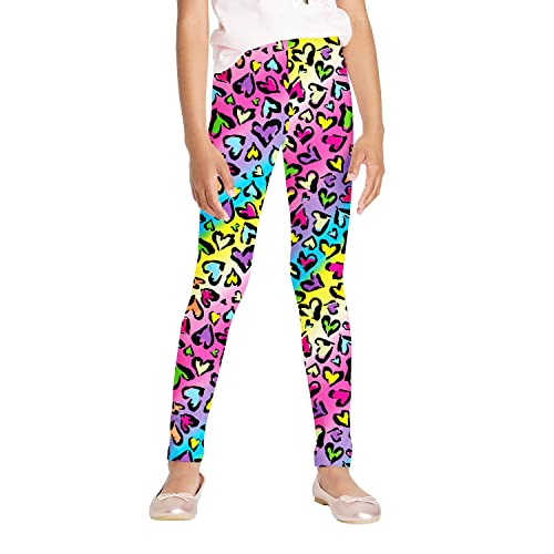 JESKIDS Girls Prints Leggings Casual Yoga Pants Tights Trousers for Kids in 4t to 13 Years