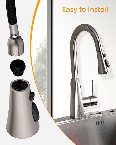 Hibbent cUPC Certified Kitchen Faucet Head Replacement with 15 Adapters - image 9