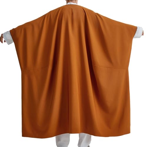 Men's Muslim Robe Arab Middle Thobe Long Sleeve Loose Long Shirt Fashion Casual Robes Ramadan Islamic Shirts Gown4