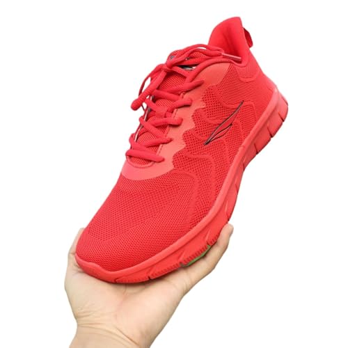 Men's Red Casual Sneakers, Lightweight Comfortable Walking Shoes for Sports and Daily Wear3