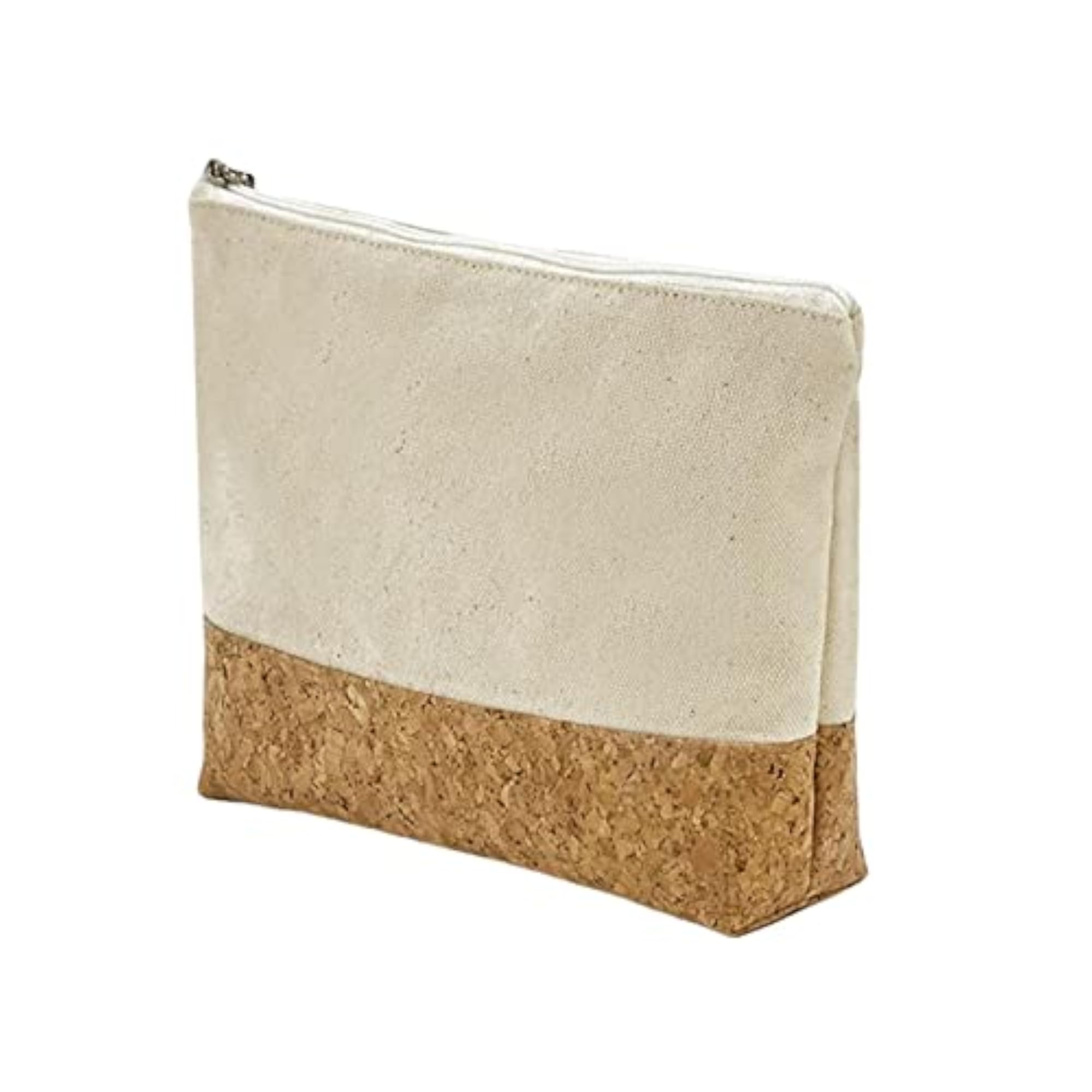 Canvas Makeup Bag with Zipper for Travel
