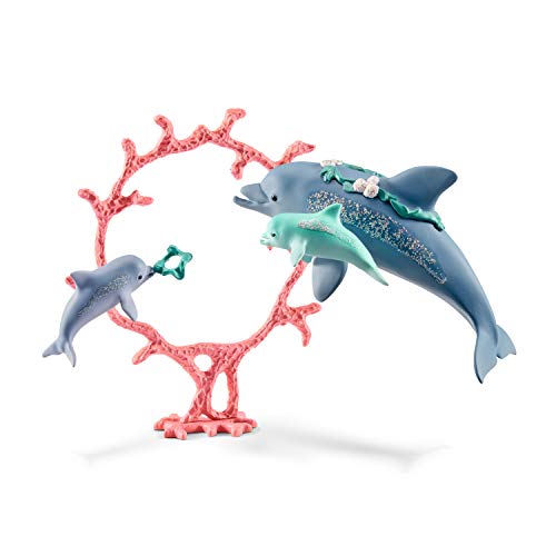 Schleich 41463 bayala Spielset - Delfin-Mama mit Babies, Spielzeug ab 5 Jahren – Bild 6
