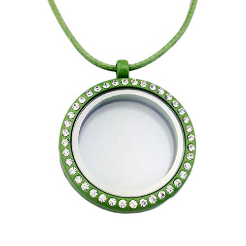 Preisvergleich Produktbild FEELHH Lange Pulloverhalskette,Kette Kann Der Bilderrahmen Halskette Anhänger Runde Herbst Geöffnet Und Im Winter Kleidung Accessoires Schmuck