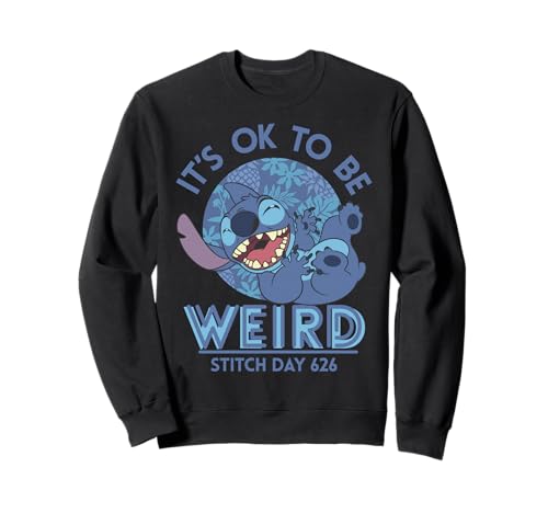 Sweat Stitch Disney It's OK To Be Weird pour fan de Lilo et Stitch